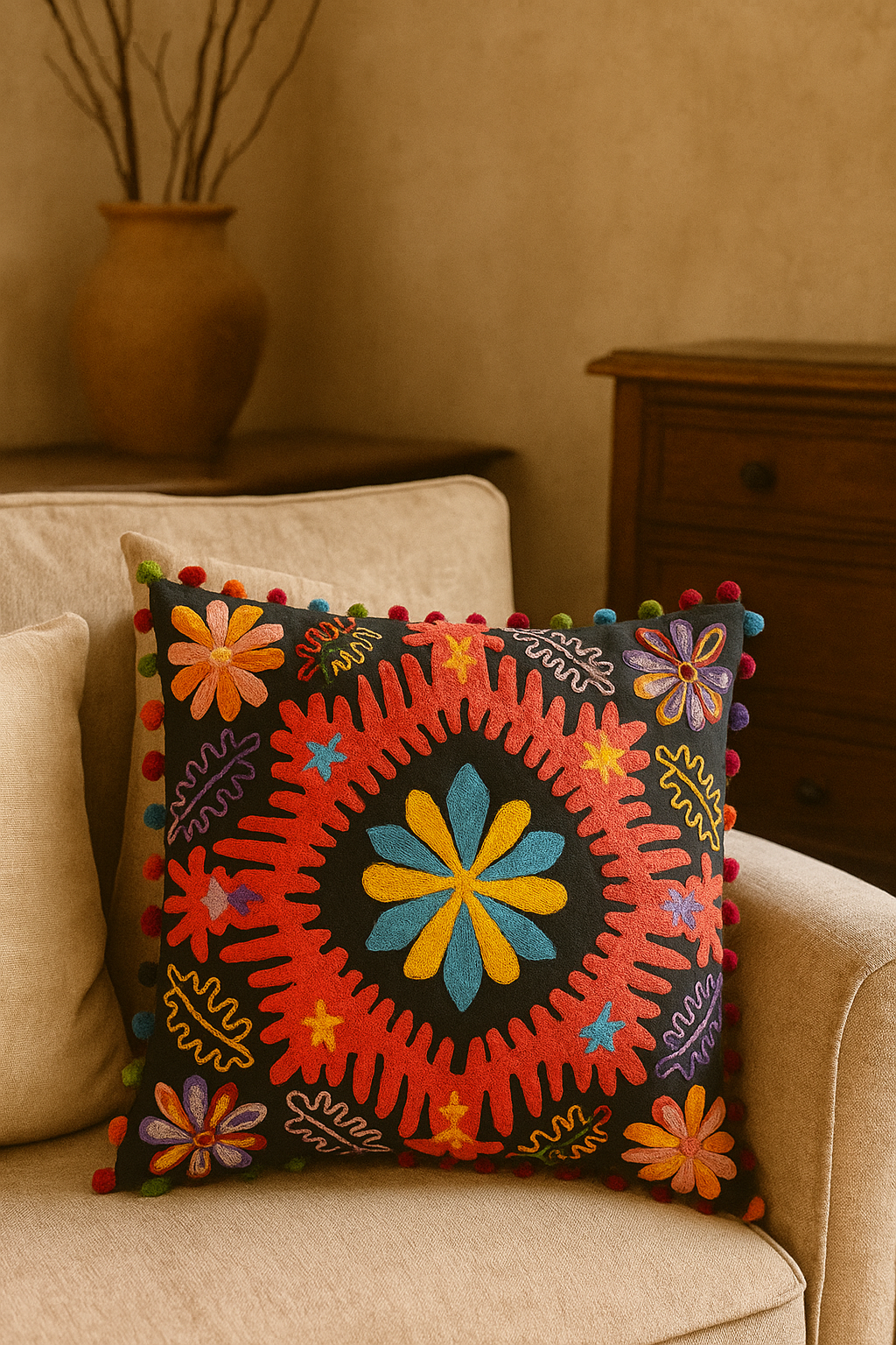 Suzani Cushion Covers