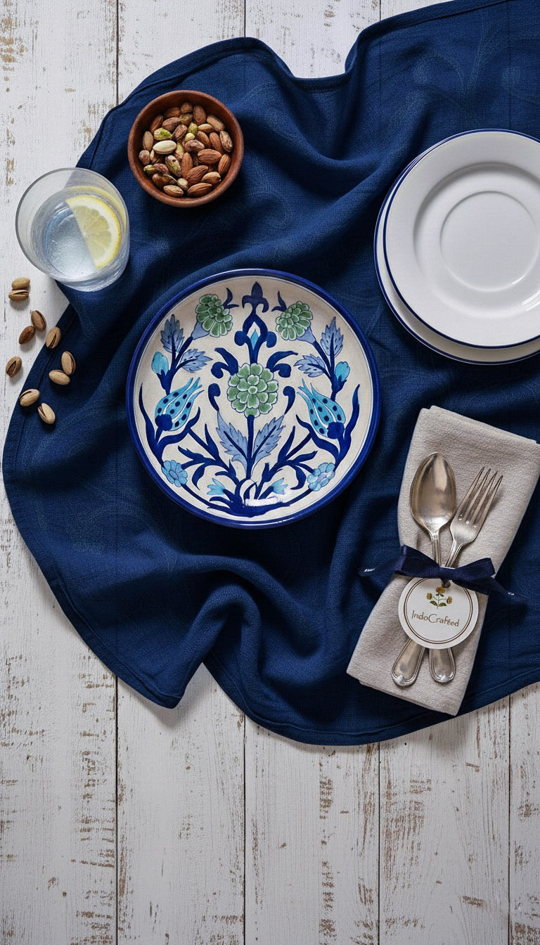 Azure Cyprus Plate: Small