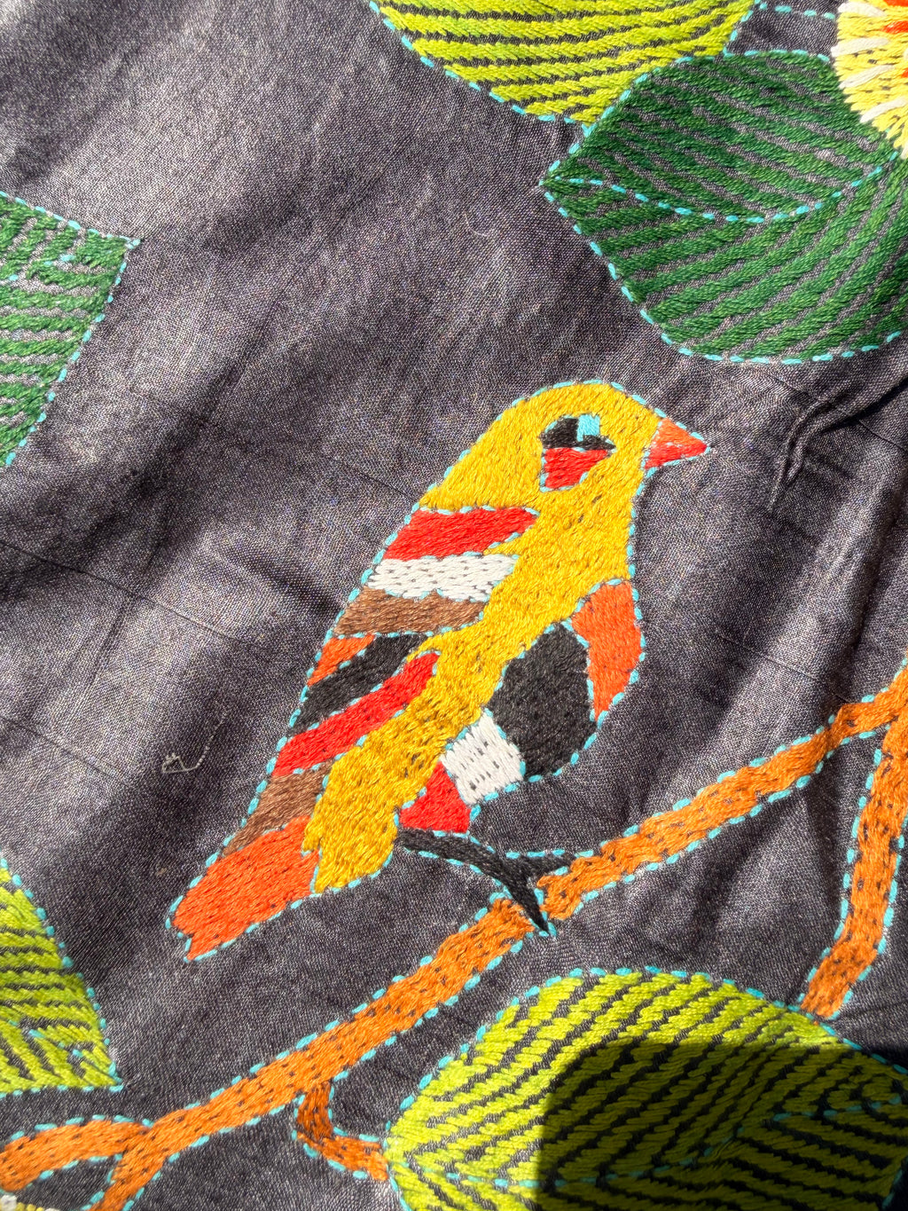 Lovebirds in the Garden: Slate