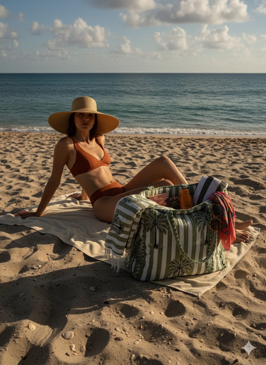 Lush Palms Tote
