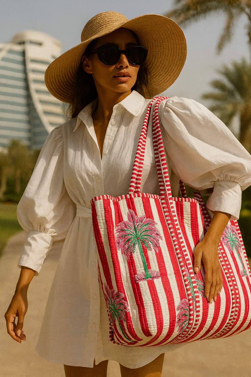 Palm Mirage Tote
