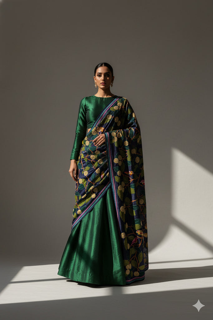 Lovebirds in the Garden: Slate