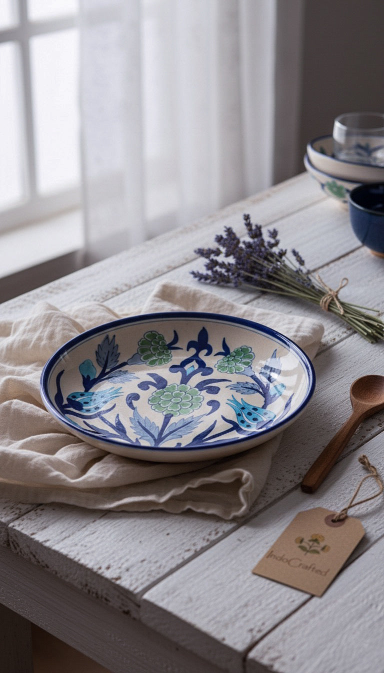 Azure Cyprus Plate: Small