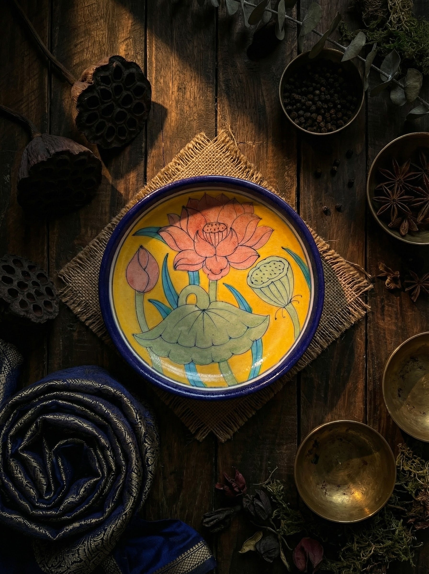 Lotus at Dawn Plate: Small