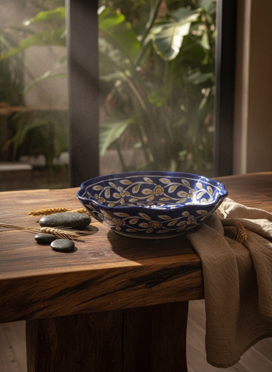 Jaipur Blues Bowl: Large