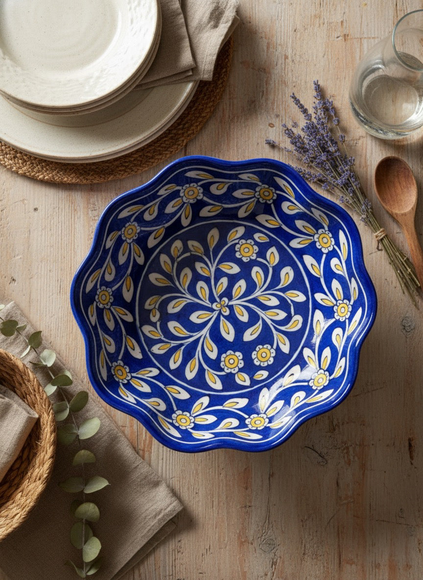 Jaipur Blues Bowl: Large