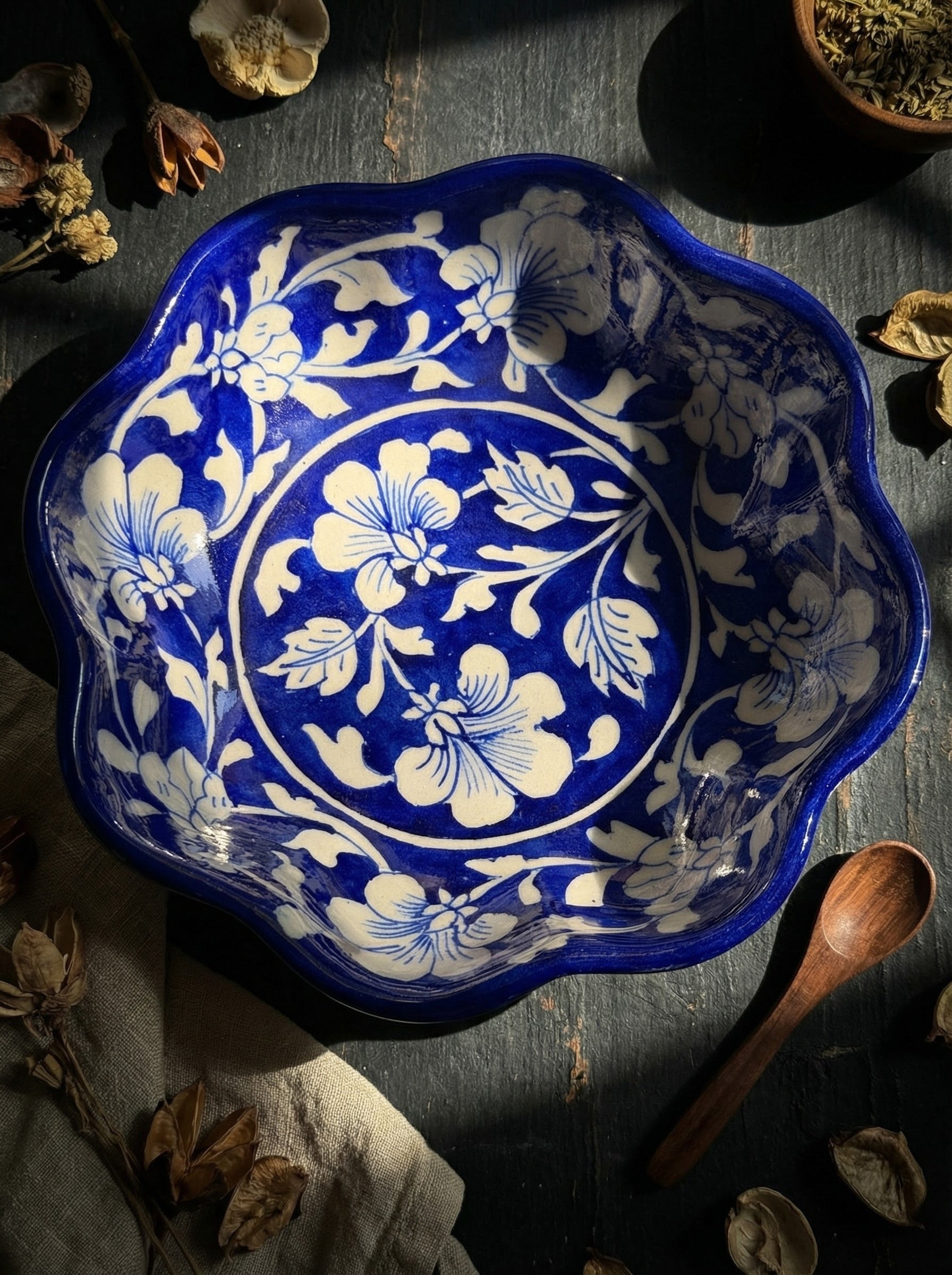 Jaipur Blue Bowl: Medium
