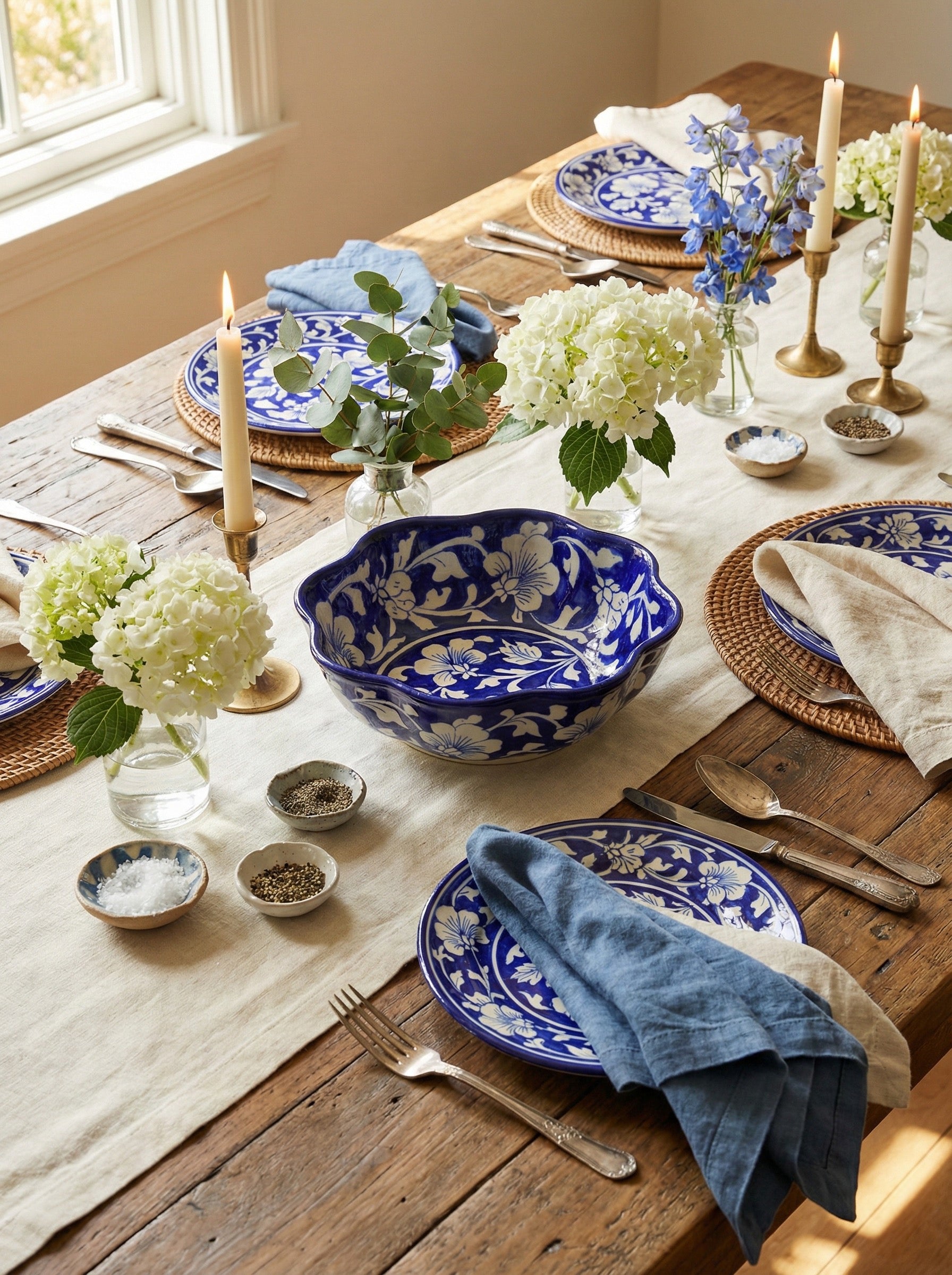 Jaipur Blue Bowl: Medium